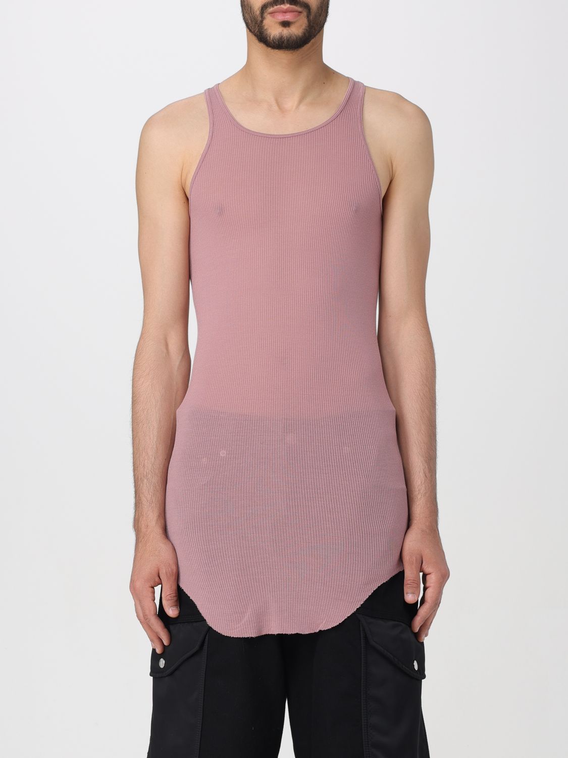 Shop Rick Owens Tank Top  Men Color Pink