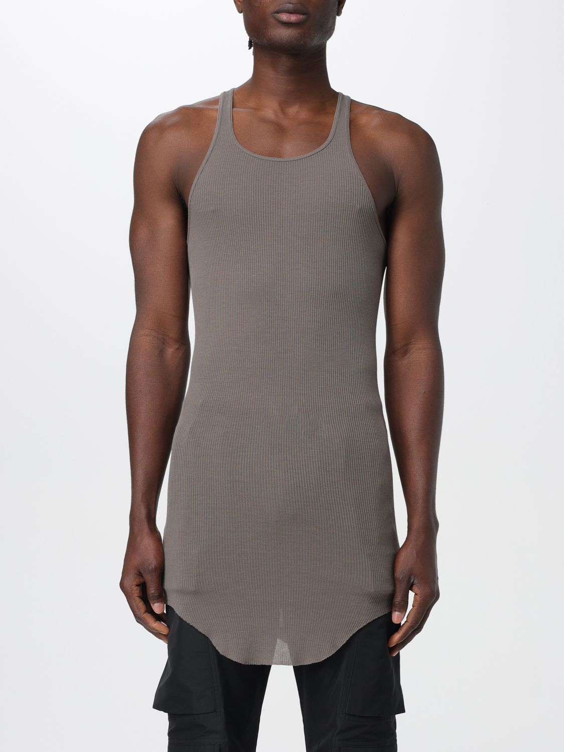 Shop Rick Owens Tank Top  Men Color Brown In Braun