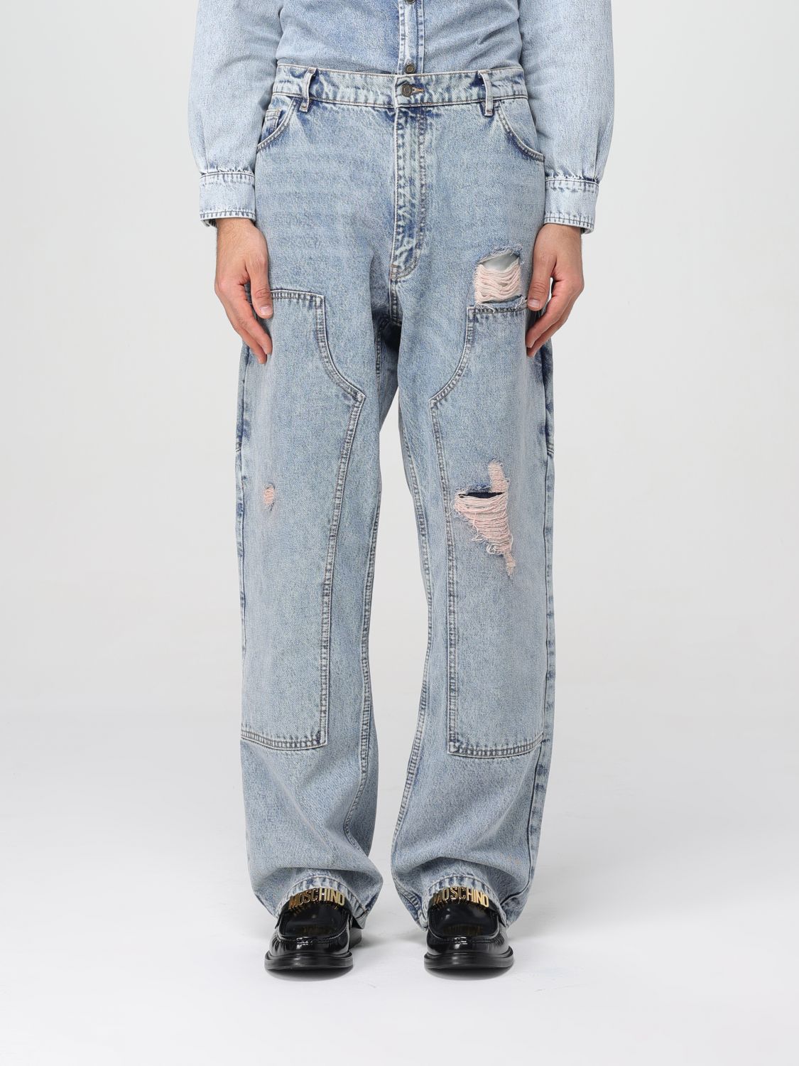 Moschino Couture Jeans  Men Color Blue