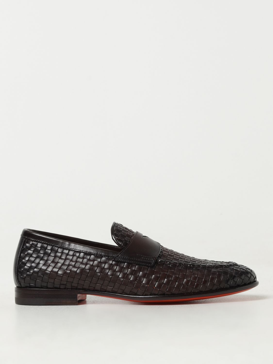 Santoni Loafers  Men Color Dark