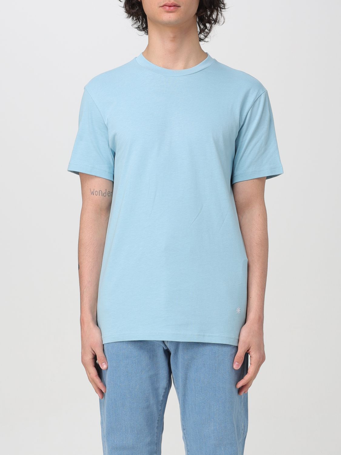Manuel Ritz T-shirt  Men Color Sky Blue