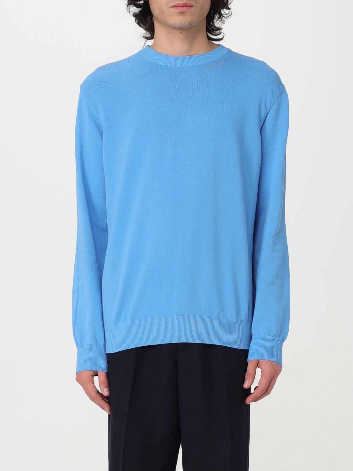 Manuel Ritz Sweater  Men Color Sky Blue