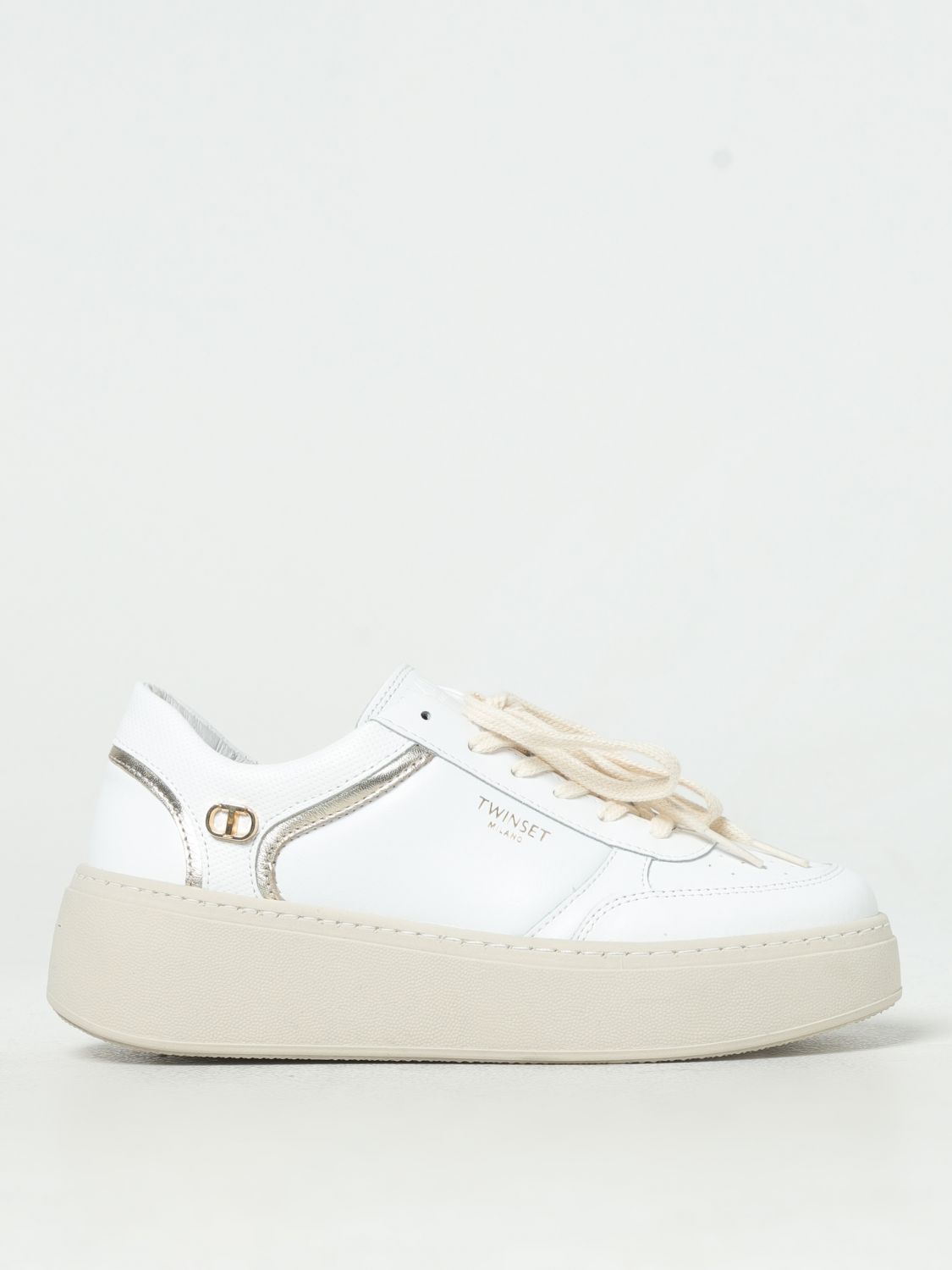 Shop Twinset Sneakers  Woman Color White