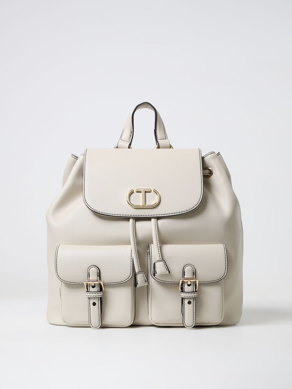 Shop Twinset Backpack  Woman Color White