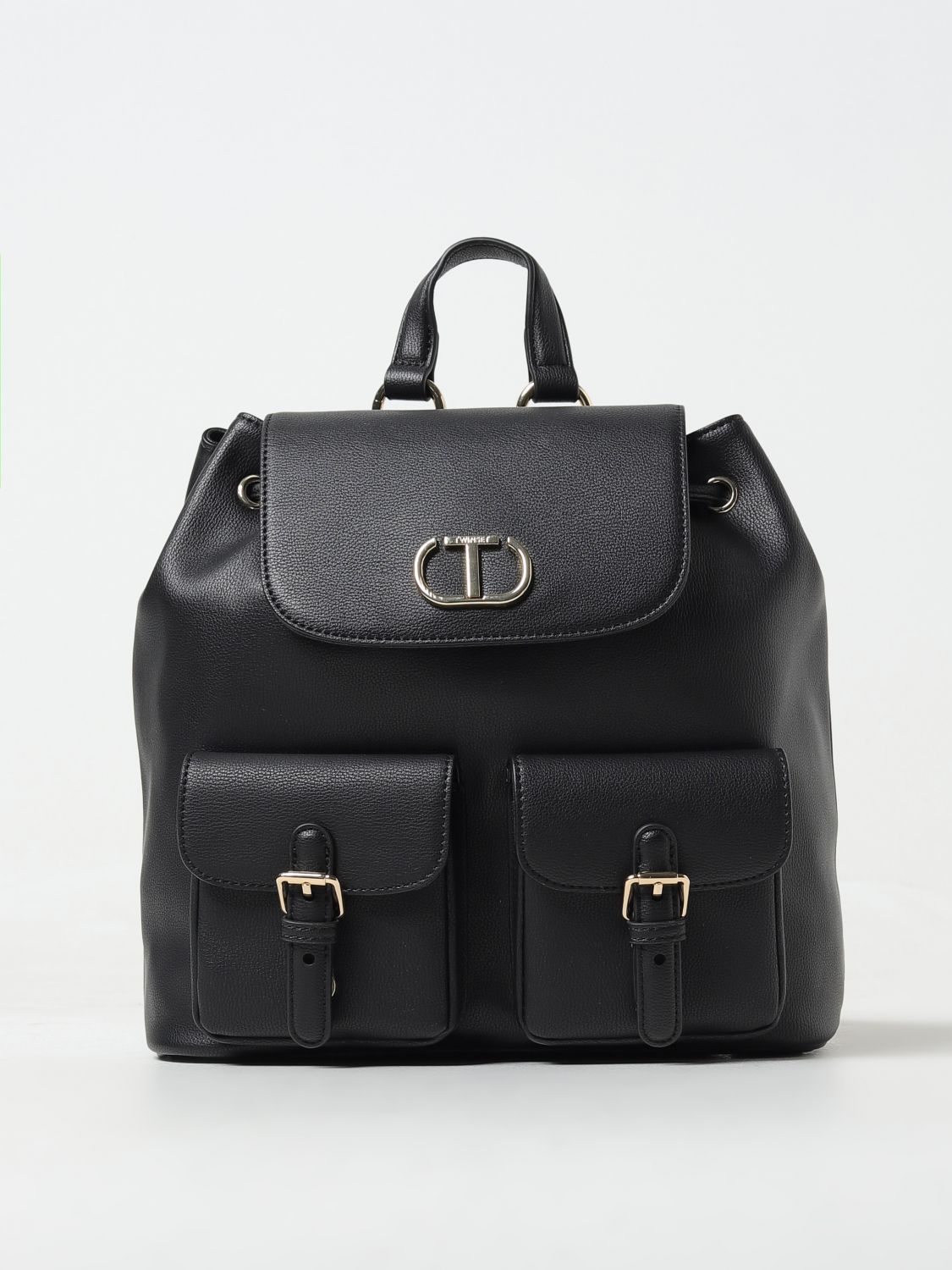 Shop Twinset Backpack  Woman Color Black
