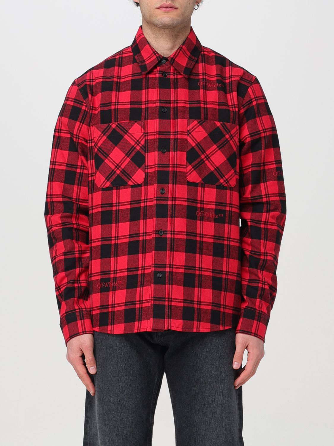 Off-white Shirt  Men Color Red