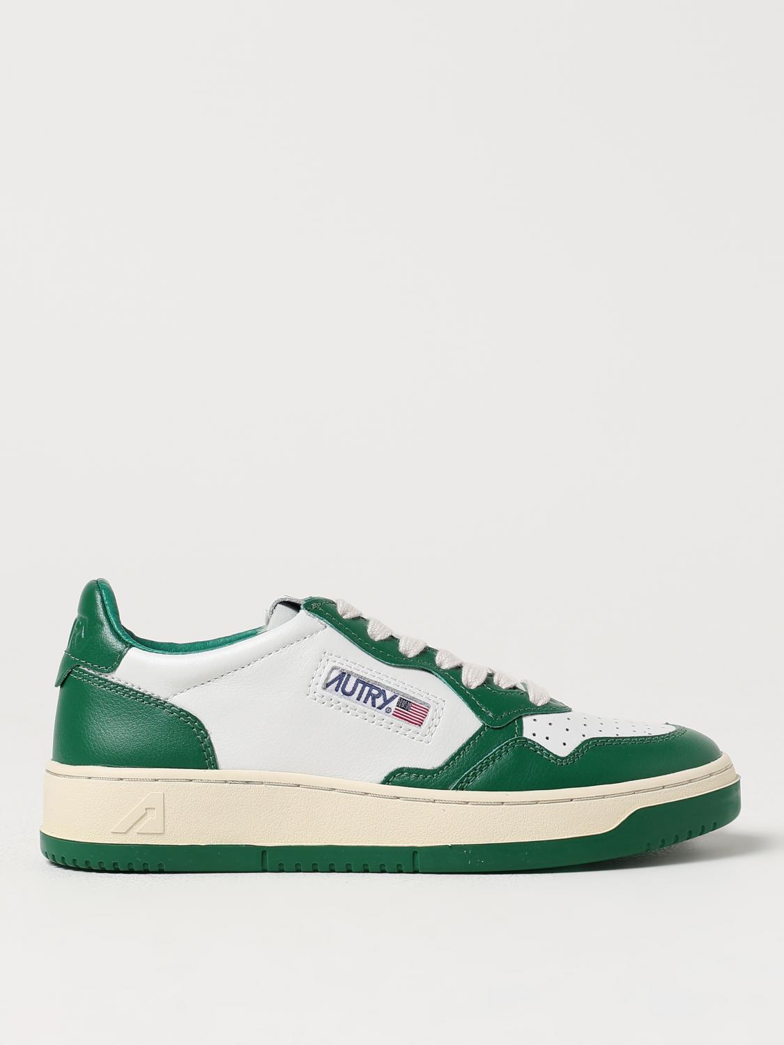 Shop Autry Sneakers  Woman Color Green