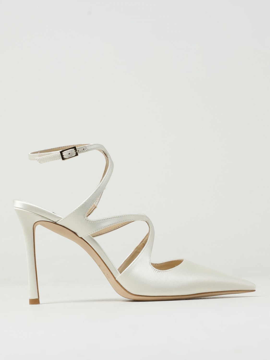 Jimmy Choo High Heel Shoes  Woman Color White