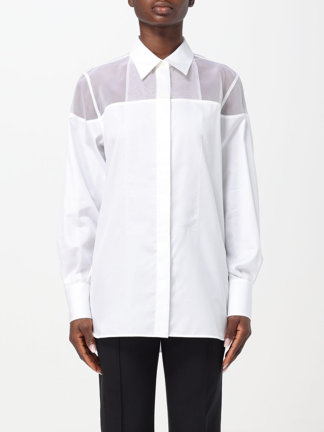 Shop Helmut Lang Shirt  Woman Color White