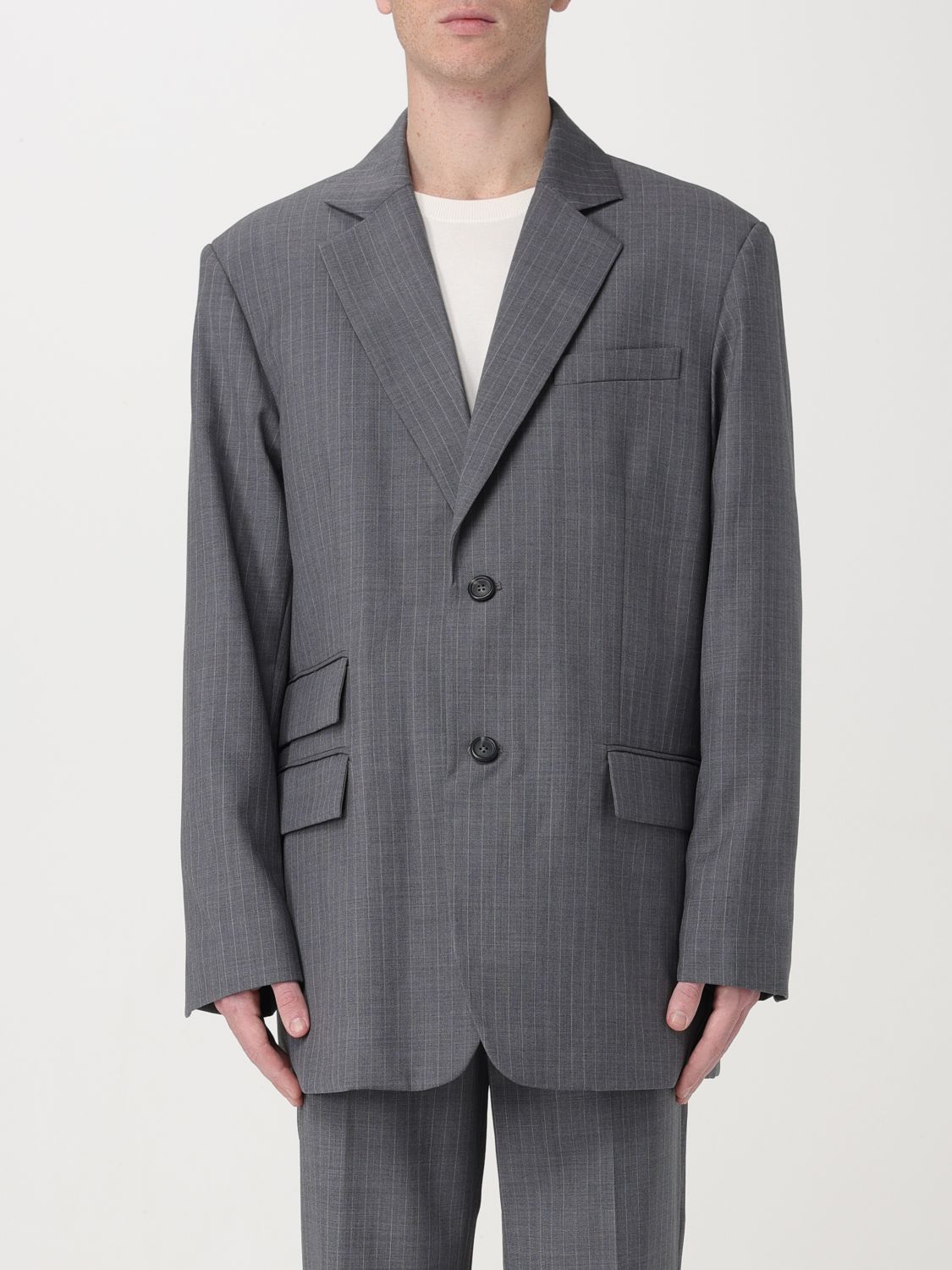 Shop Helmut Lang Jacket  Men Color Grey