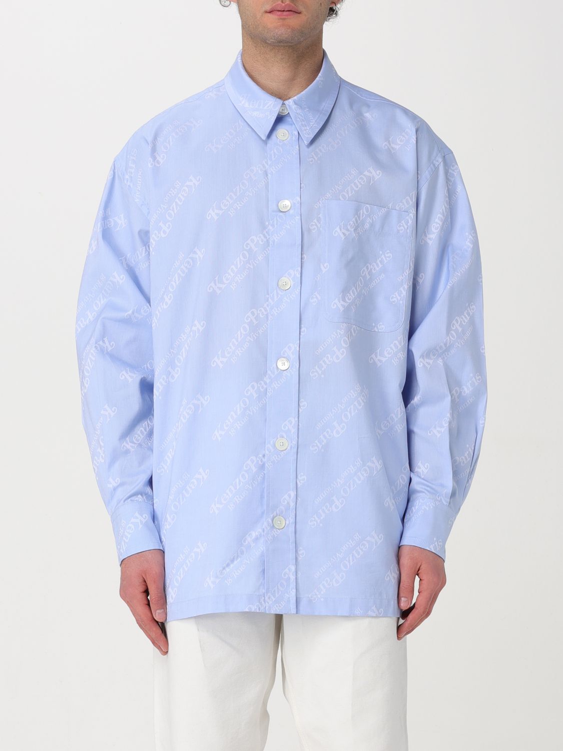 Kenzo Shirt  Men Color Blue
