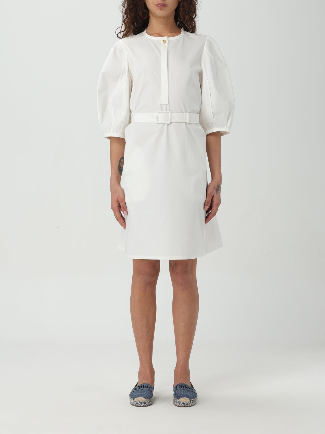 Shop Chloé Dress  Woman Color White