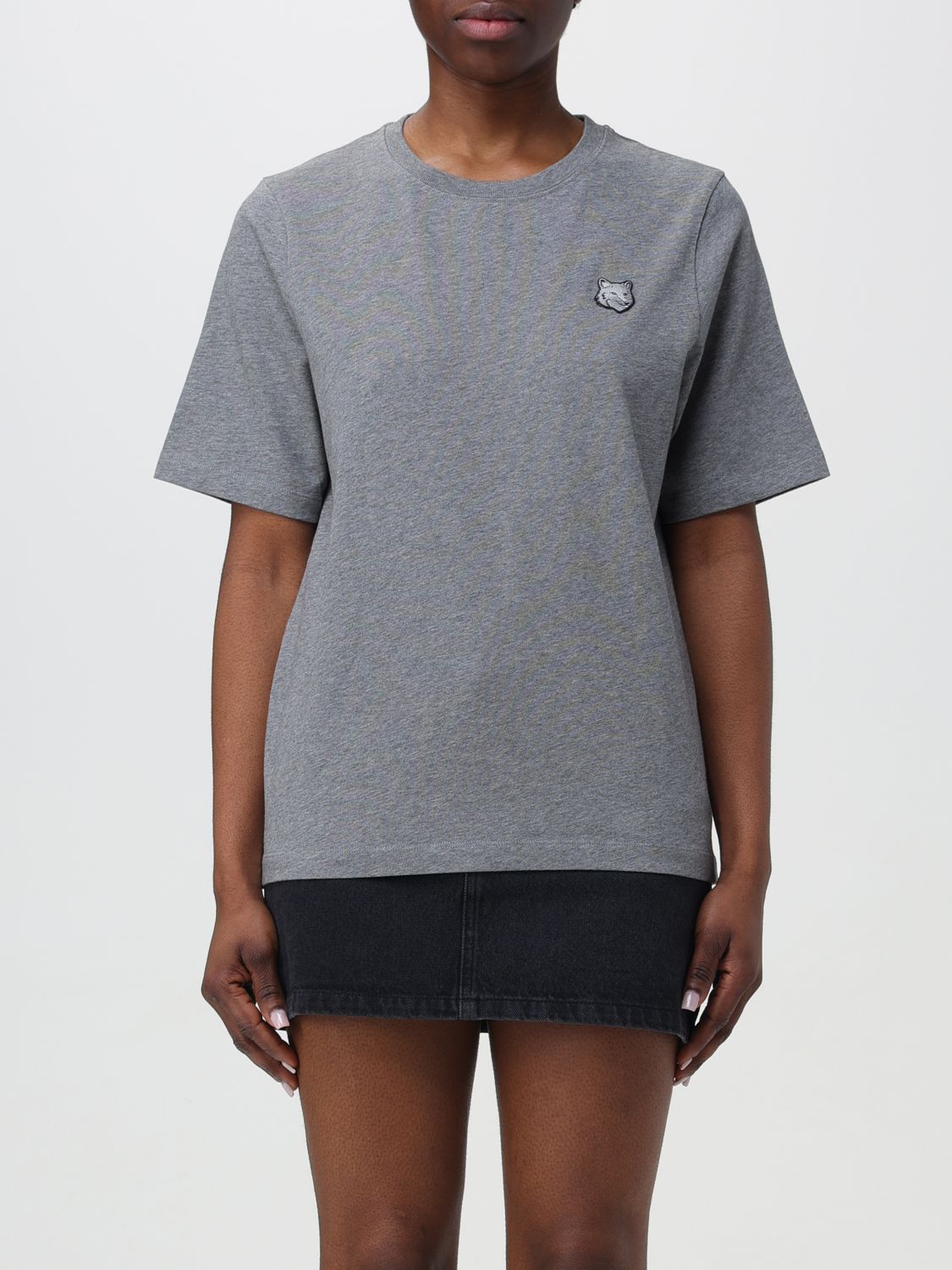 Maison Kitsuné T-shirt  Woman Color Grey