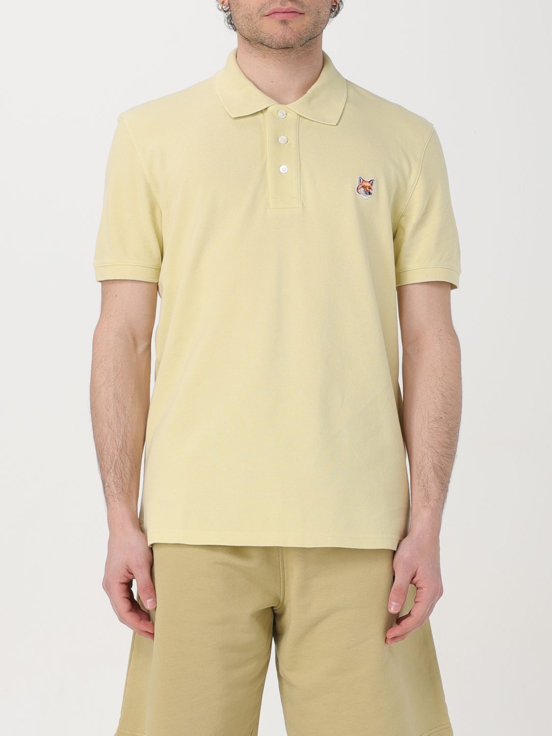 Maison Kitsuné Polo Shirt  Men Color Yellow