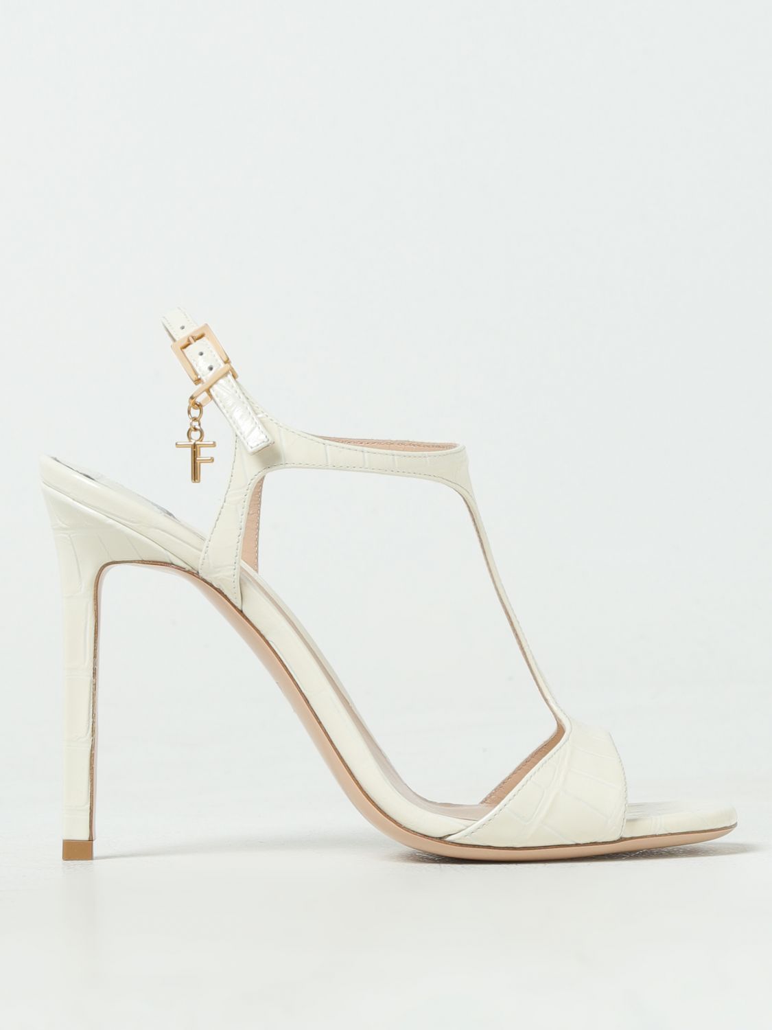 Shop Tom Ford Heeled Sandals  Woman Color White