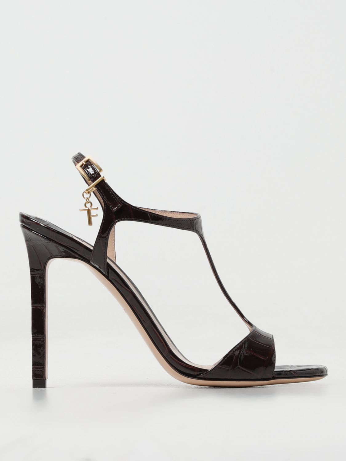 Shop Tom Ford Heeled Sandals  Woman Color Coffee