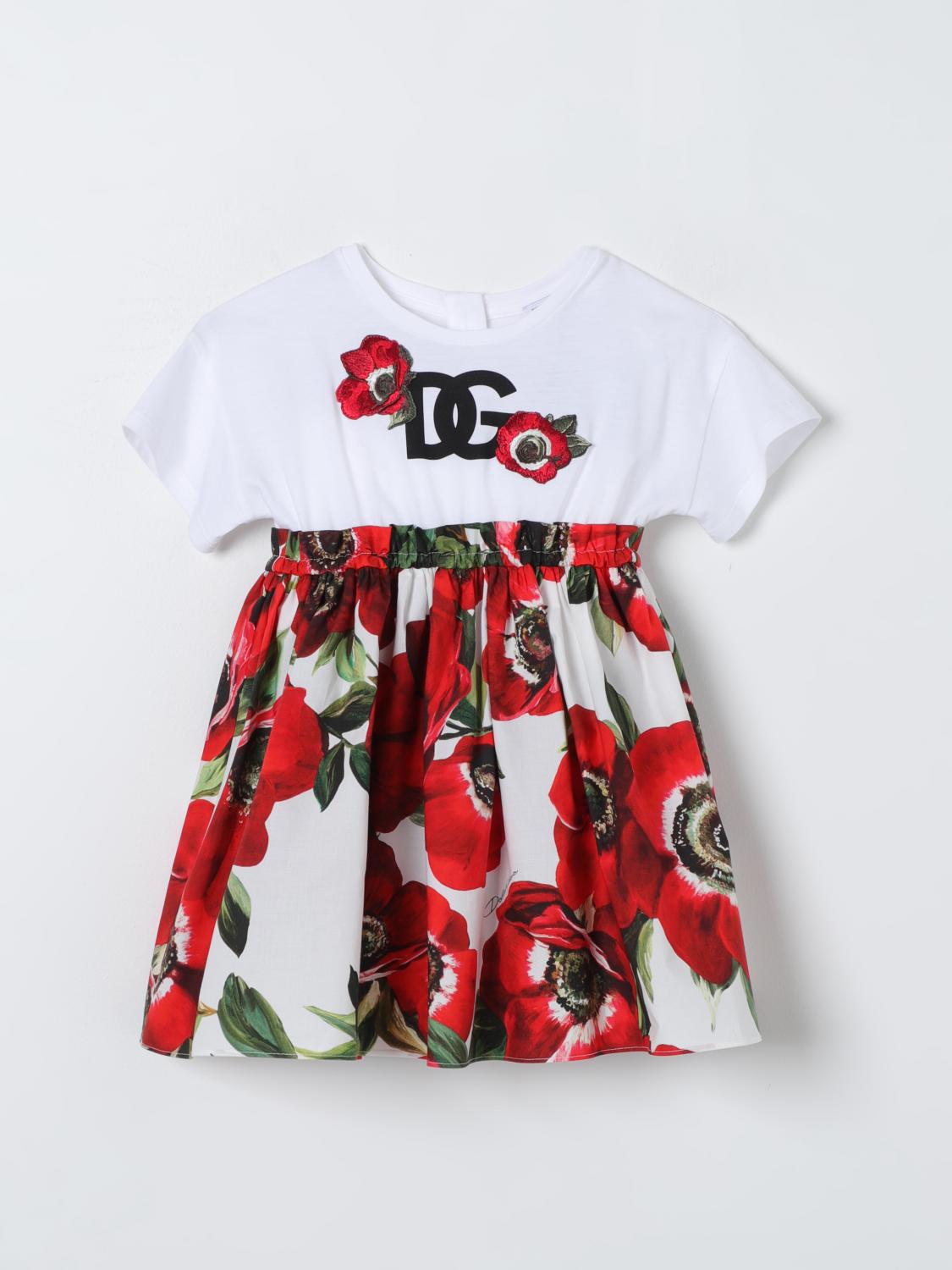 Dress DOLCE & GABBANA Kids colour White