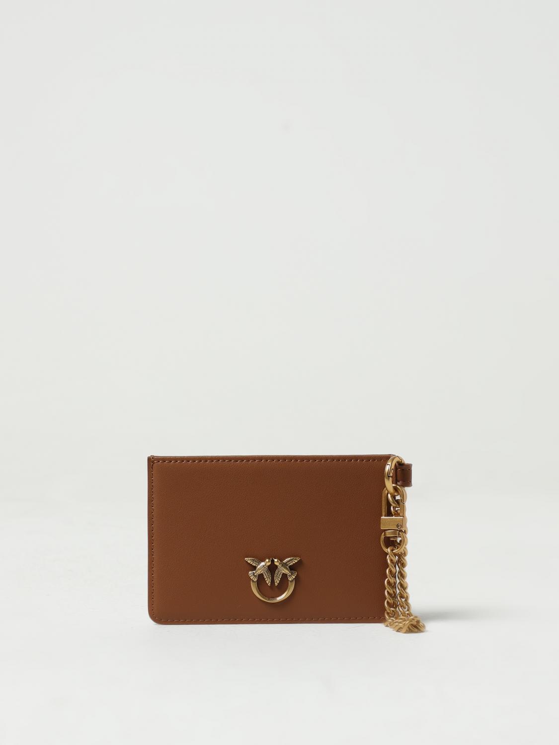 Wallet PINKO Woman colour Brown