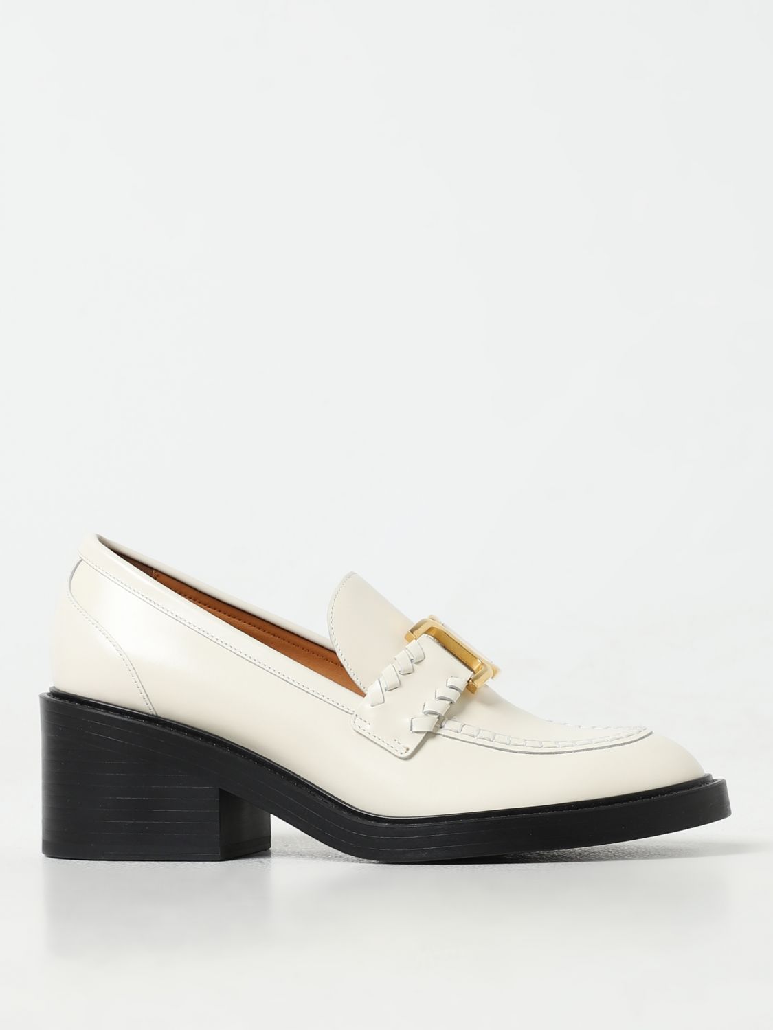 Shop Chloé Loafers  Woman Color White