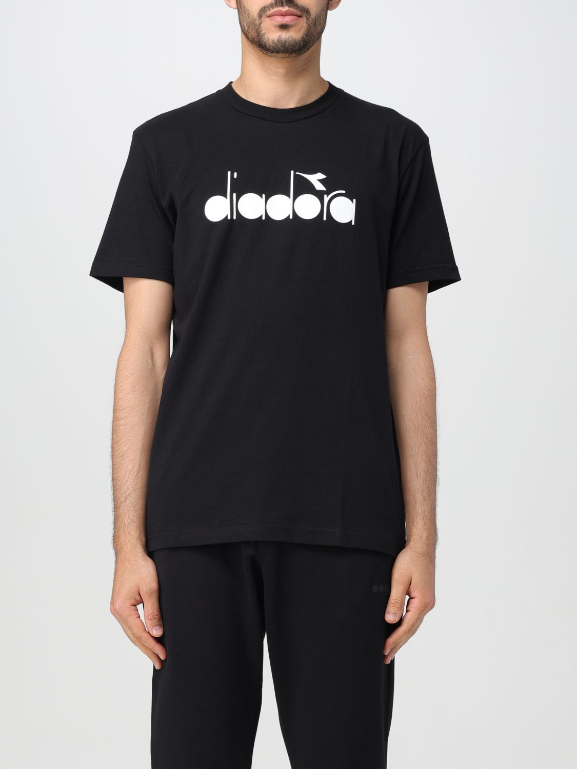 Diadora T-shirt  Men Colour Black