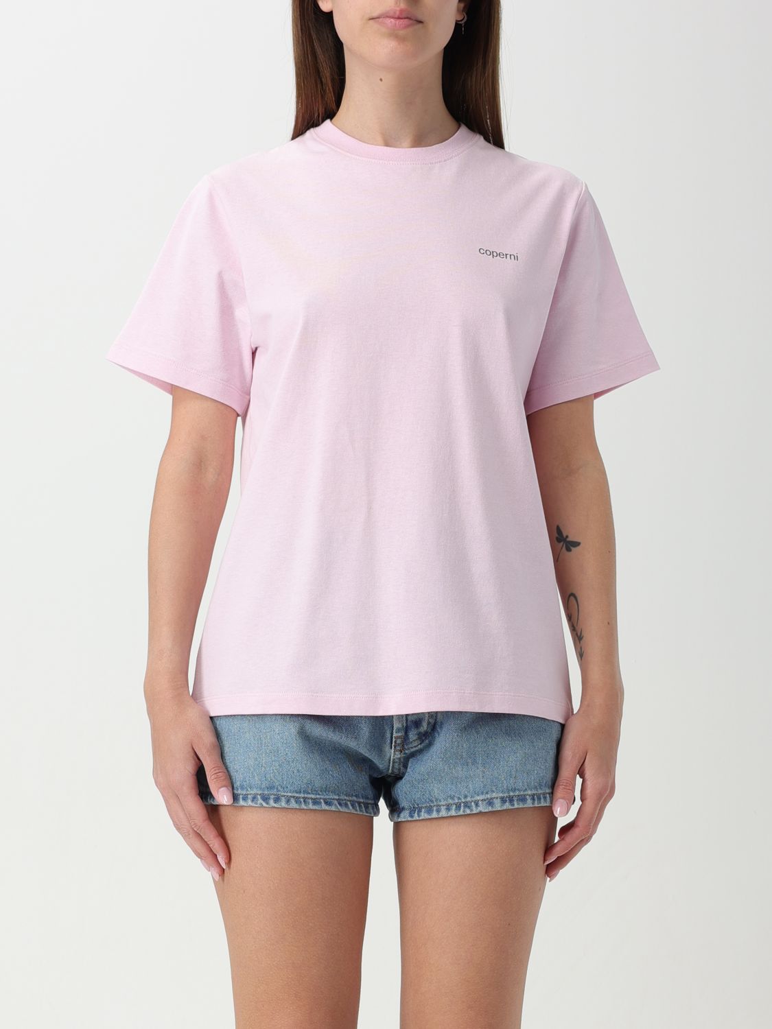 Shop Coperni T-shirt  Woman Color Pink