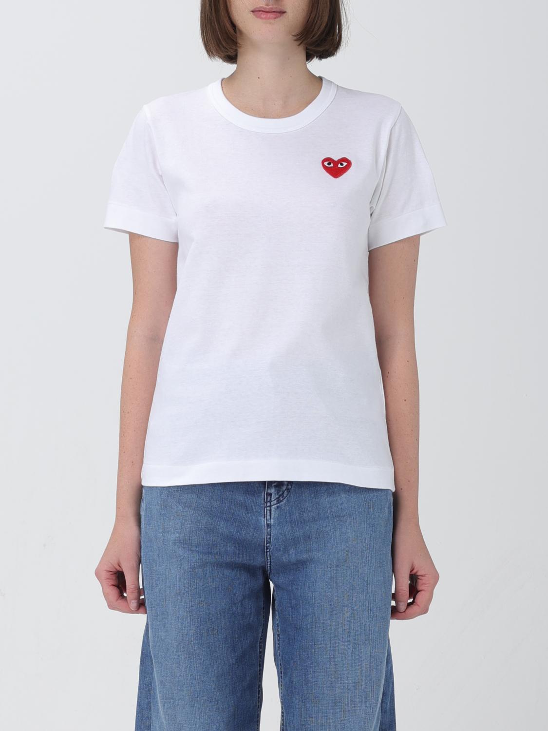 Comme Des Garçons Play T-shirt Comme Des Garcons Play Woman Color White