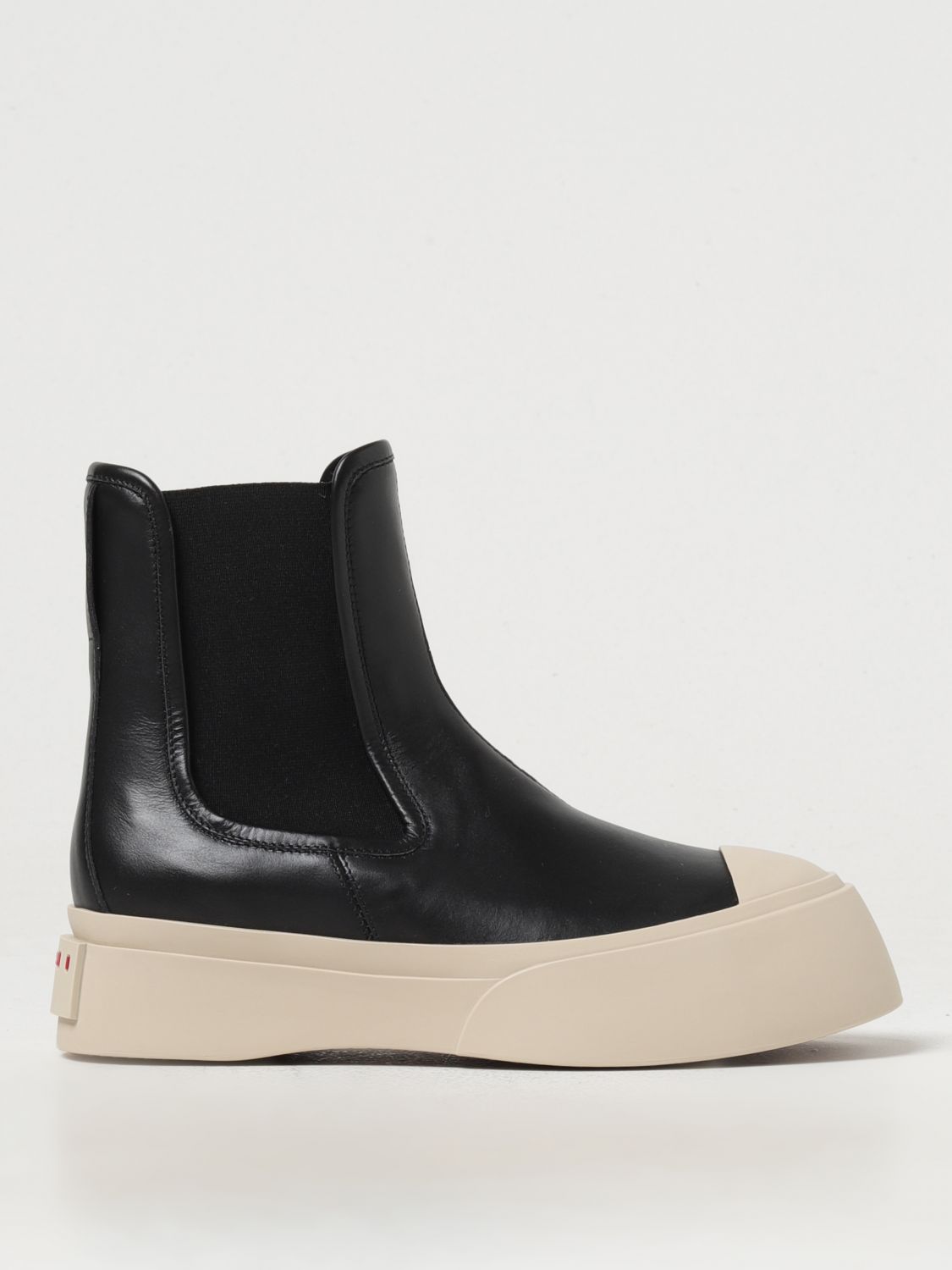 Flat Ankle Boots MARNI Woman colour Black