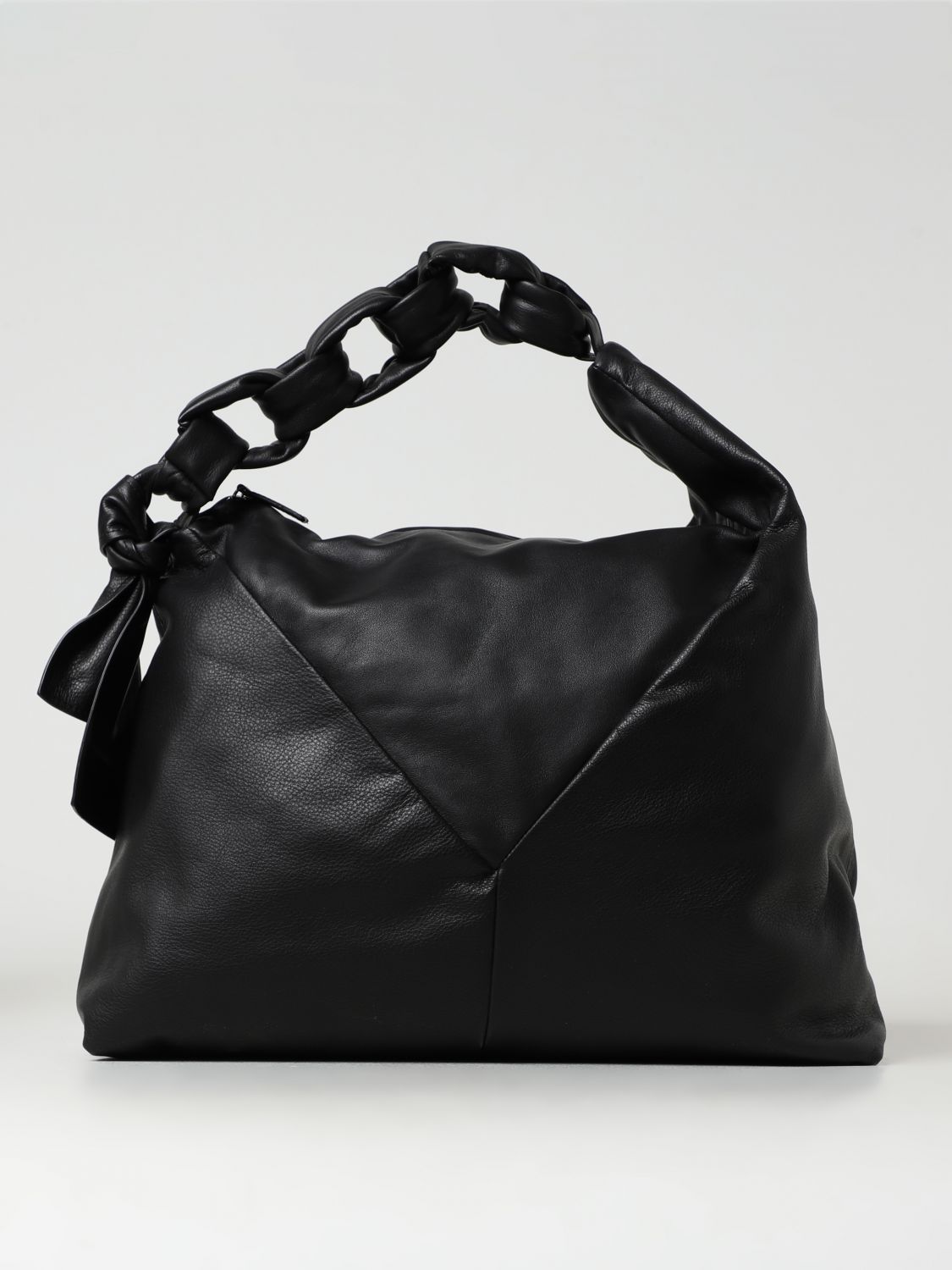 Shop Vic Matie Tote Bags Vic Matié Woman Color Black