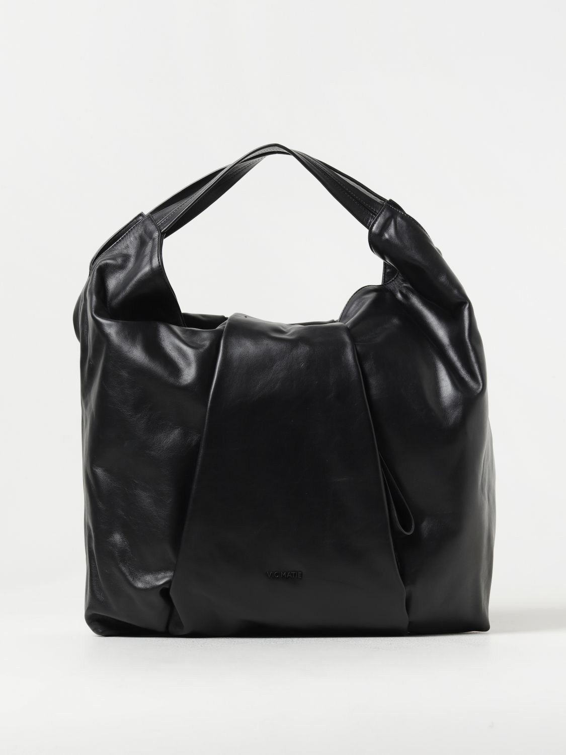 Shop Vic Matie Tote Bags Vic Matié Woman Color Black