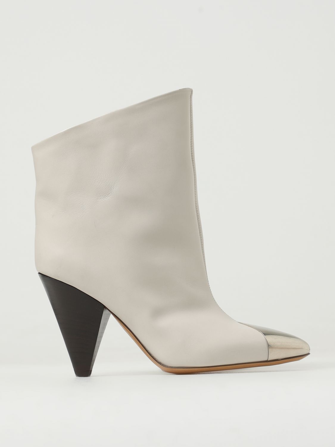 Isabel Marant Flat Ankle Boots  Woman Color White