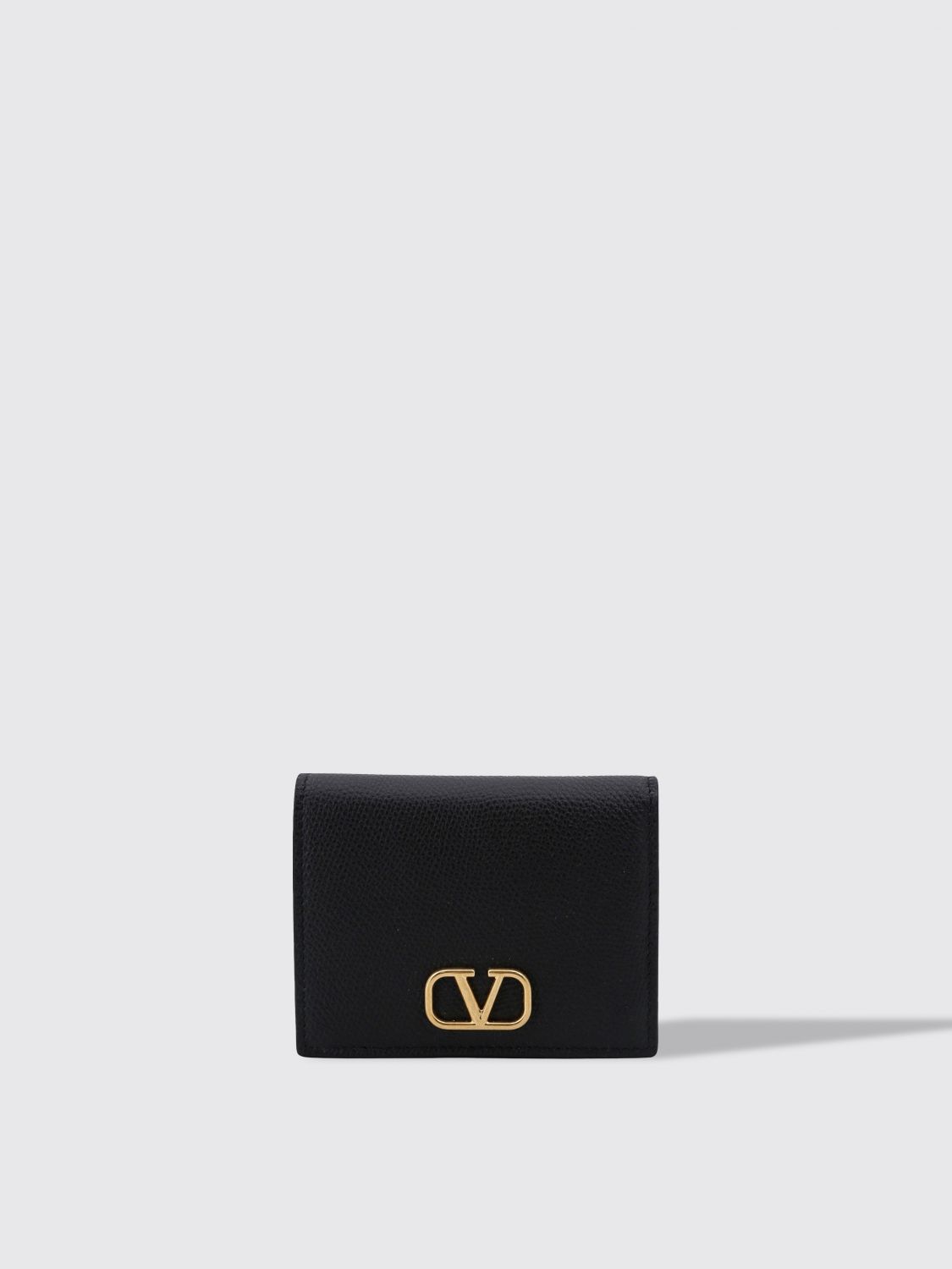 Shop Valentino Wallet  Garavani Woman Color Black