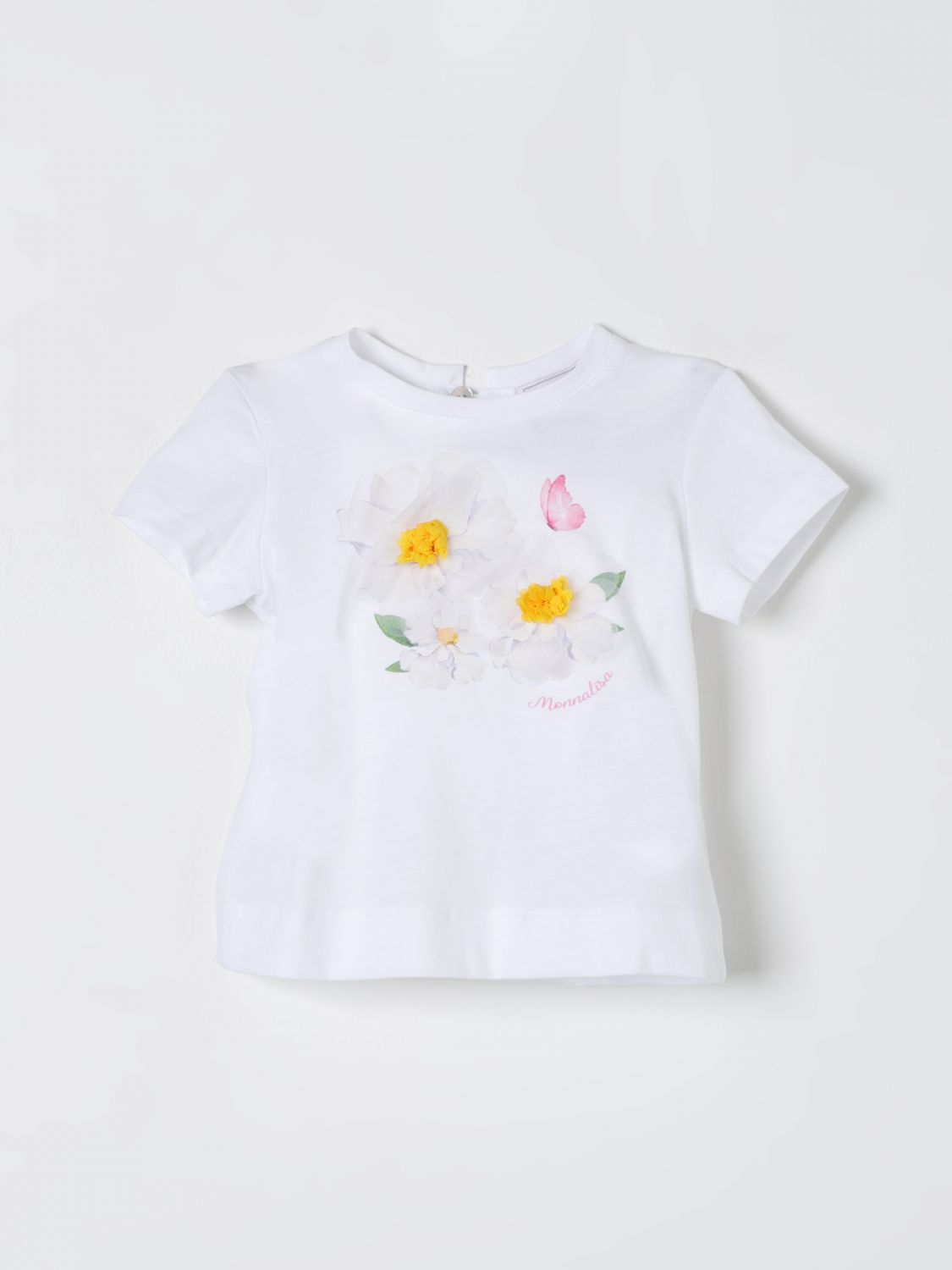 Shop Monnalisa T-shirt  Kids Color White