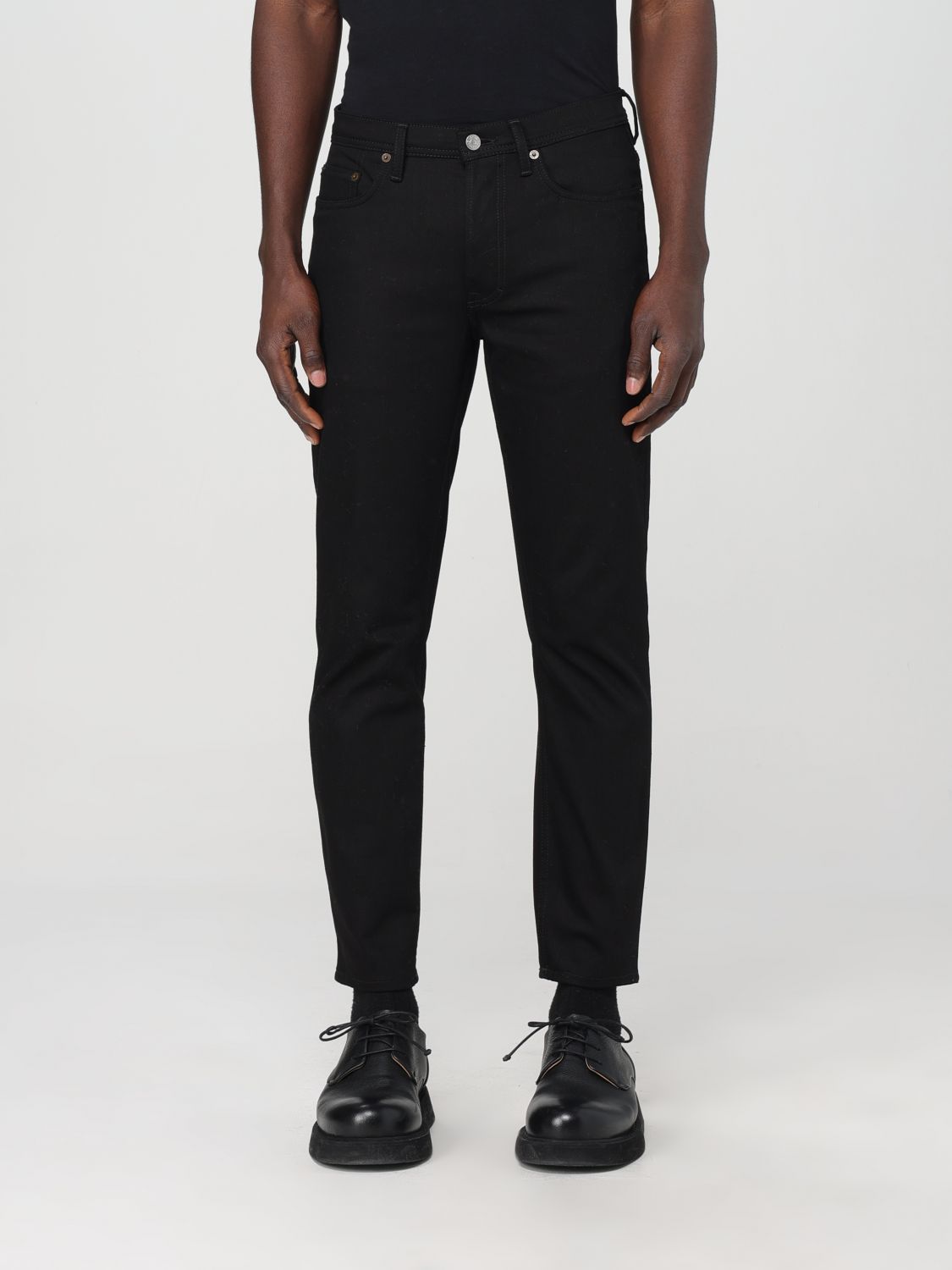 Shop Acne Studios Jeans  Men Color Black