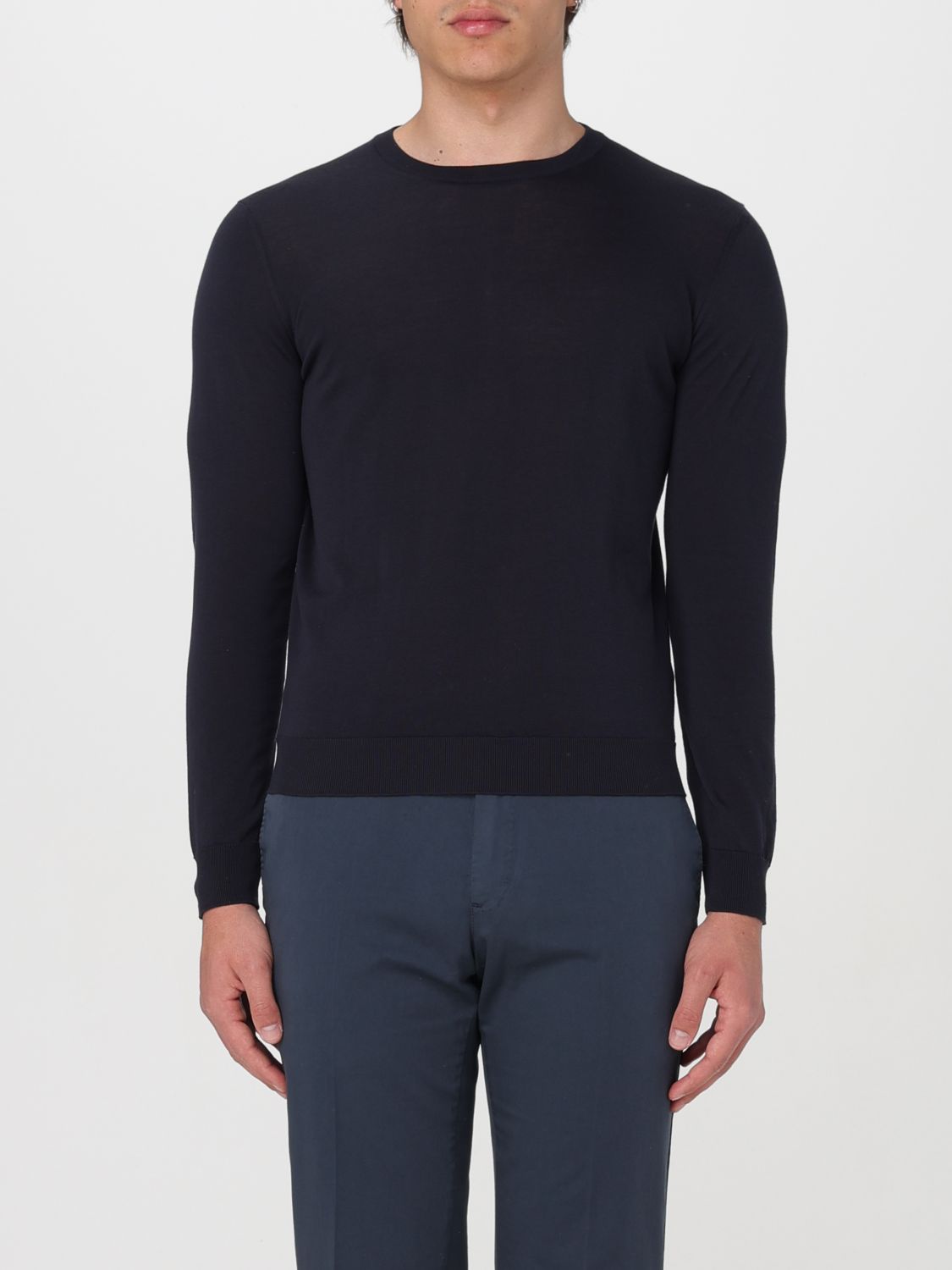 Shop Drumohr Sweater  Men Color Blue 1