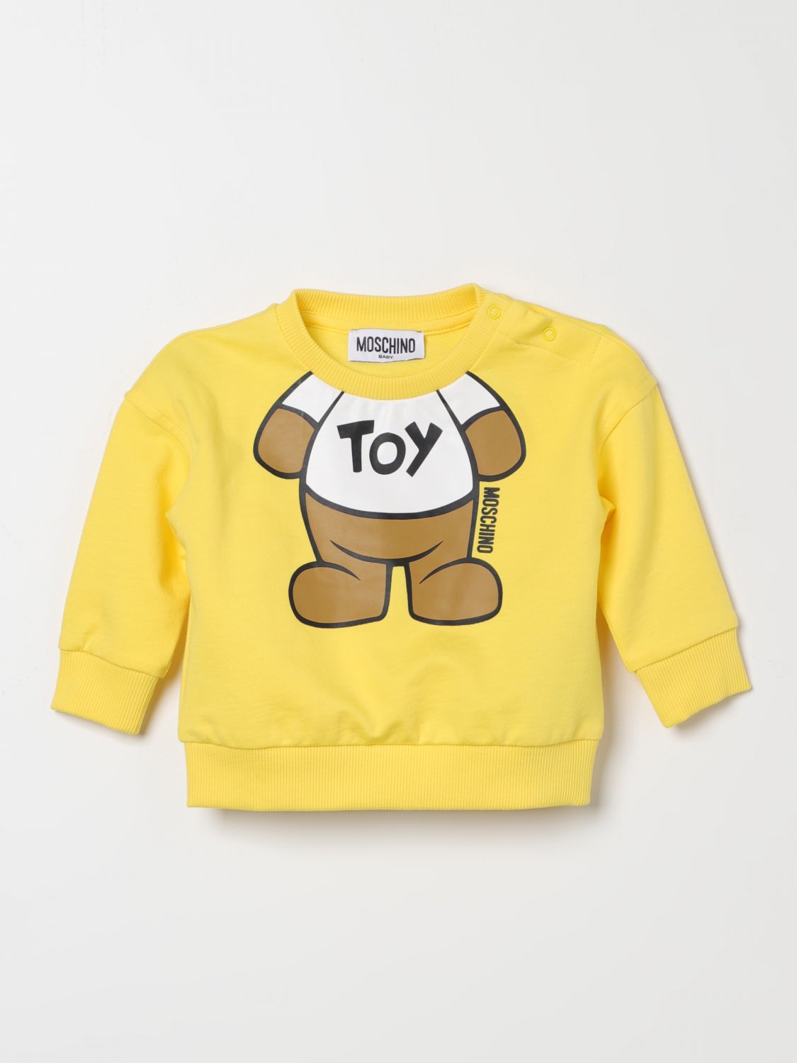 Shop Moschino Baby Sweater  Kids Color Yellow