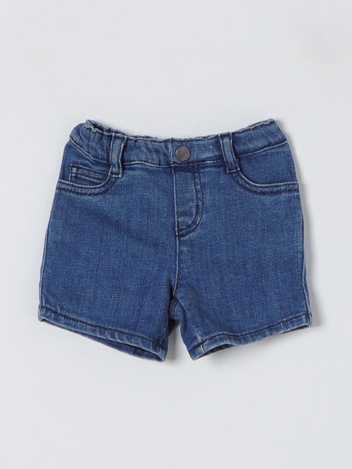 EMPORIO ARMANI Kurze Hose Kinder Farbe Denim