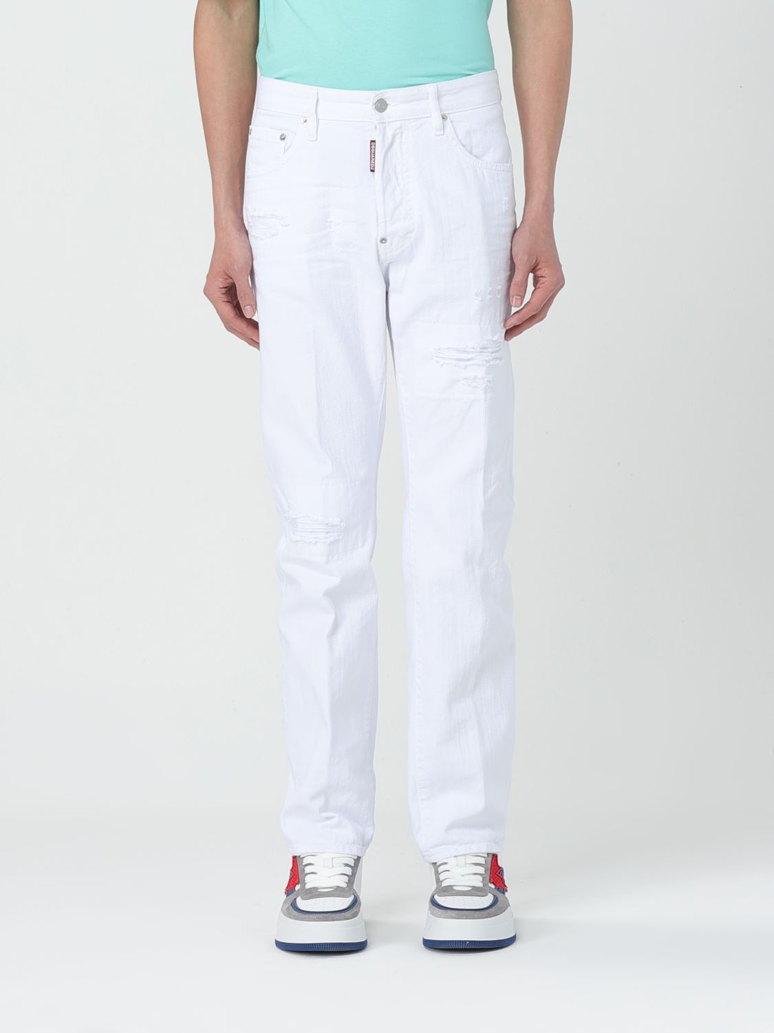 Shop Dsquared2 Jeans  Men Color White