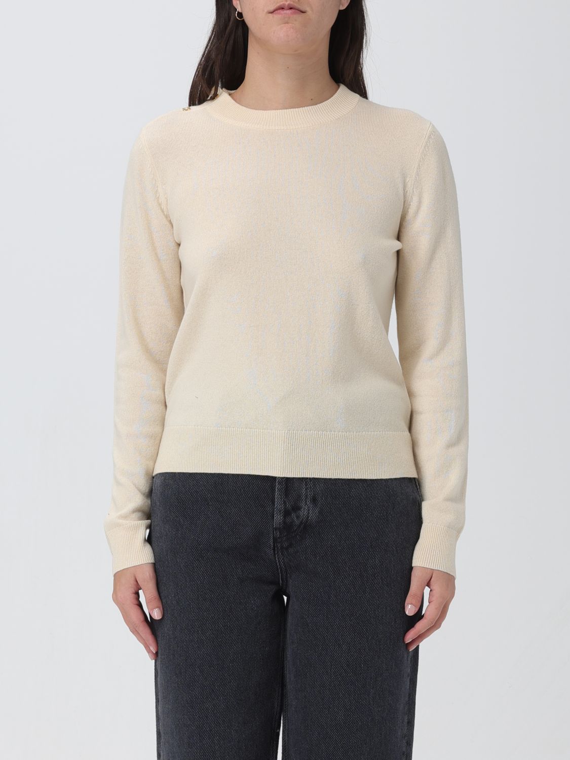 Ganni Sweater  Woman Color Ivory