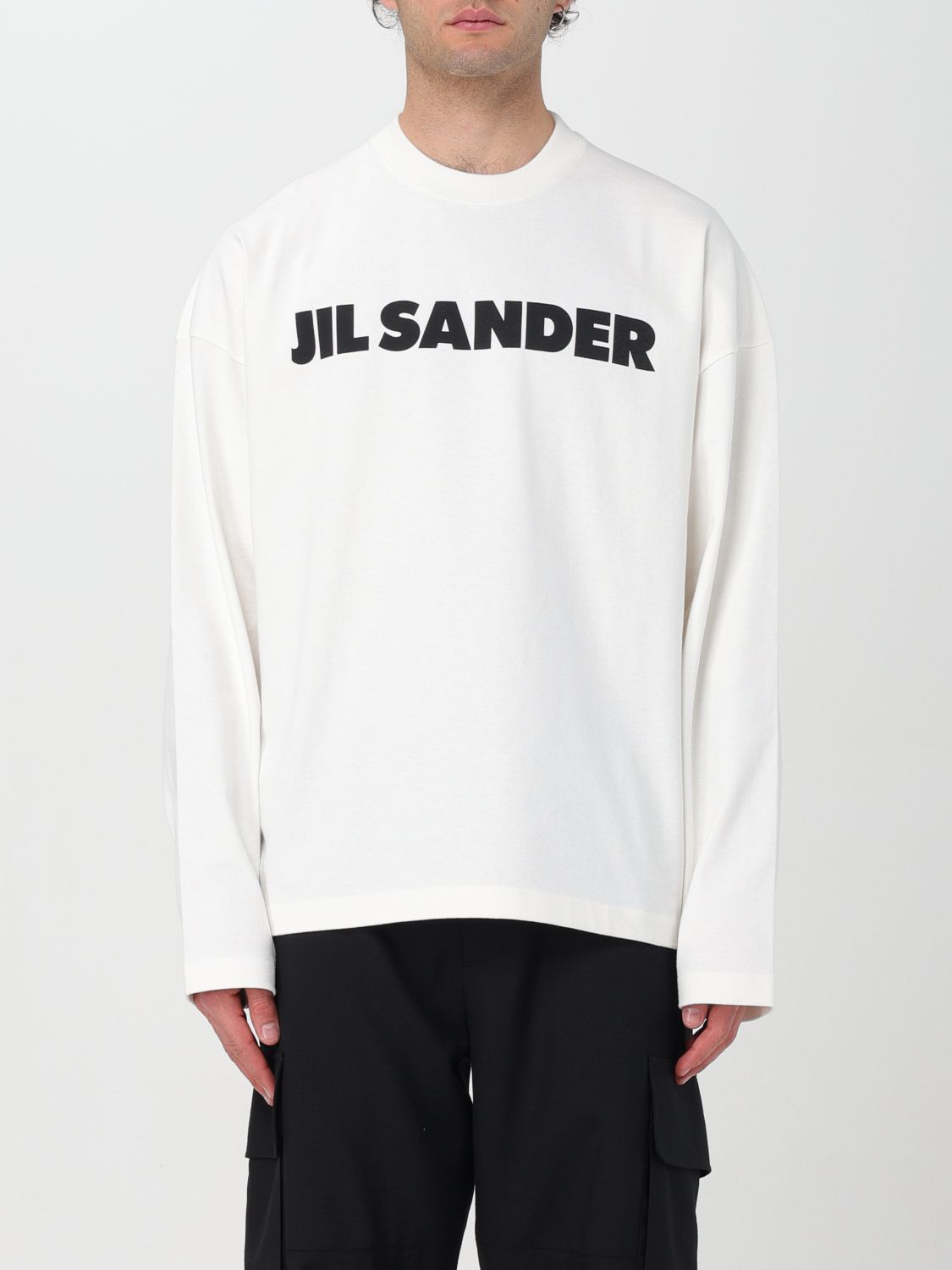 Shop Jil Sander T-shirt  Men Color White