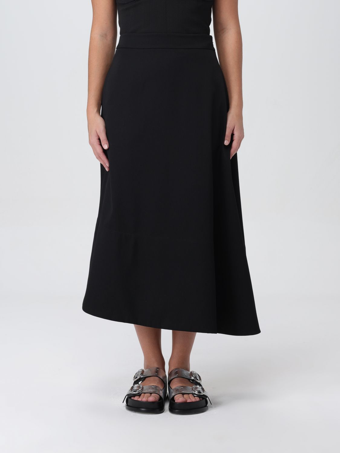Shop Jil Sander Skirt  Woman Color Black