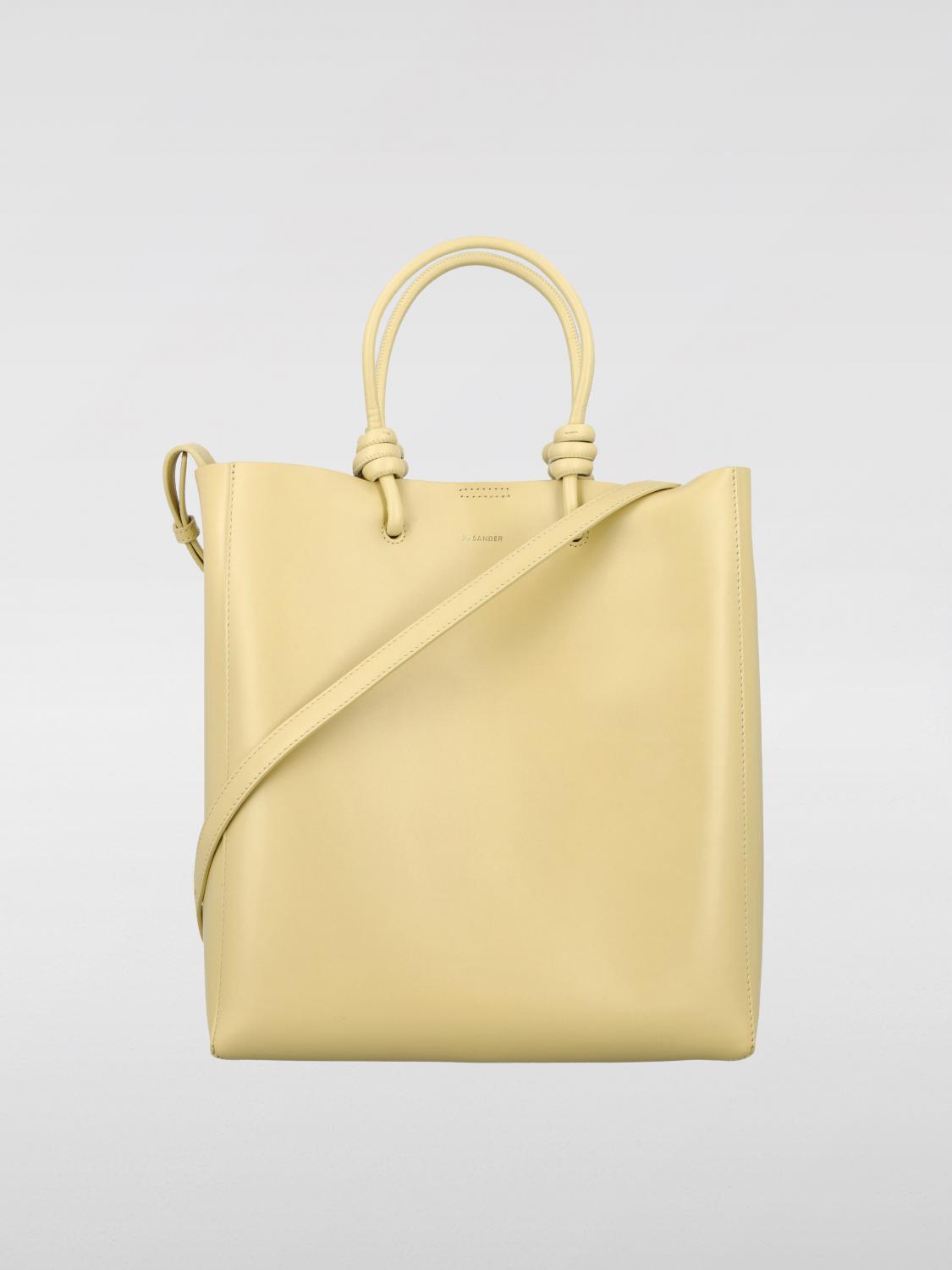 Shop Jil Sander Handbag  Woman Color Yellow