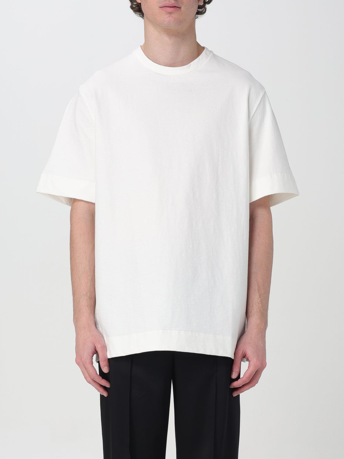 Shop Jil Sander T-shirt  Men Color White 1
