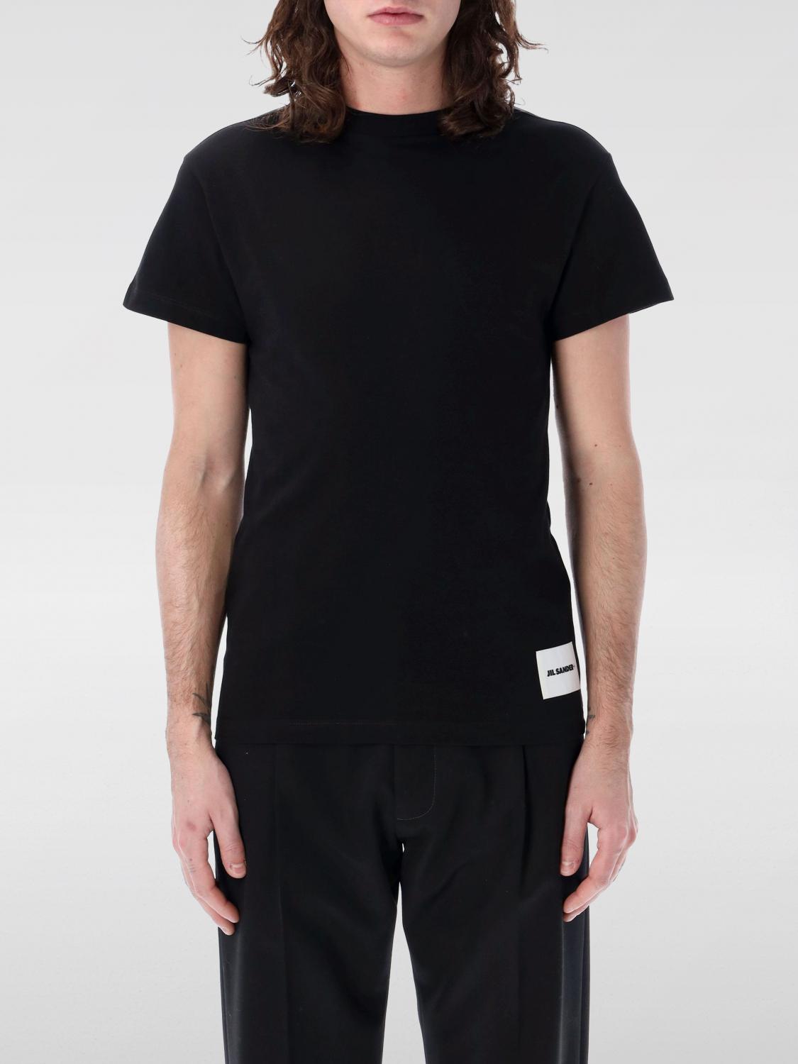 Jil Sander 3-pack T-shirt In Black