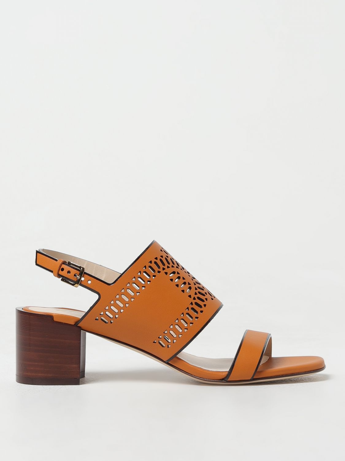 Shop Tod's Heeled Sandals  Woman Color Ocher