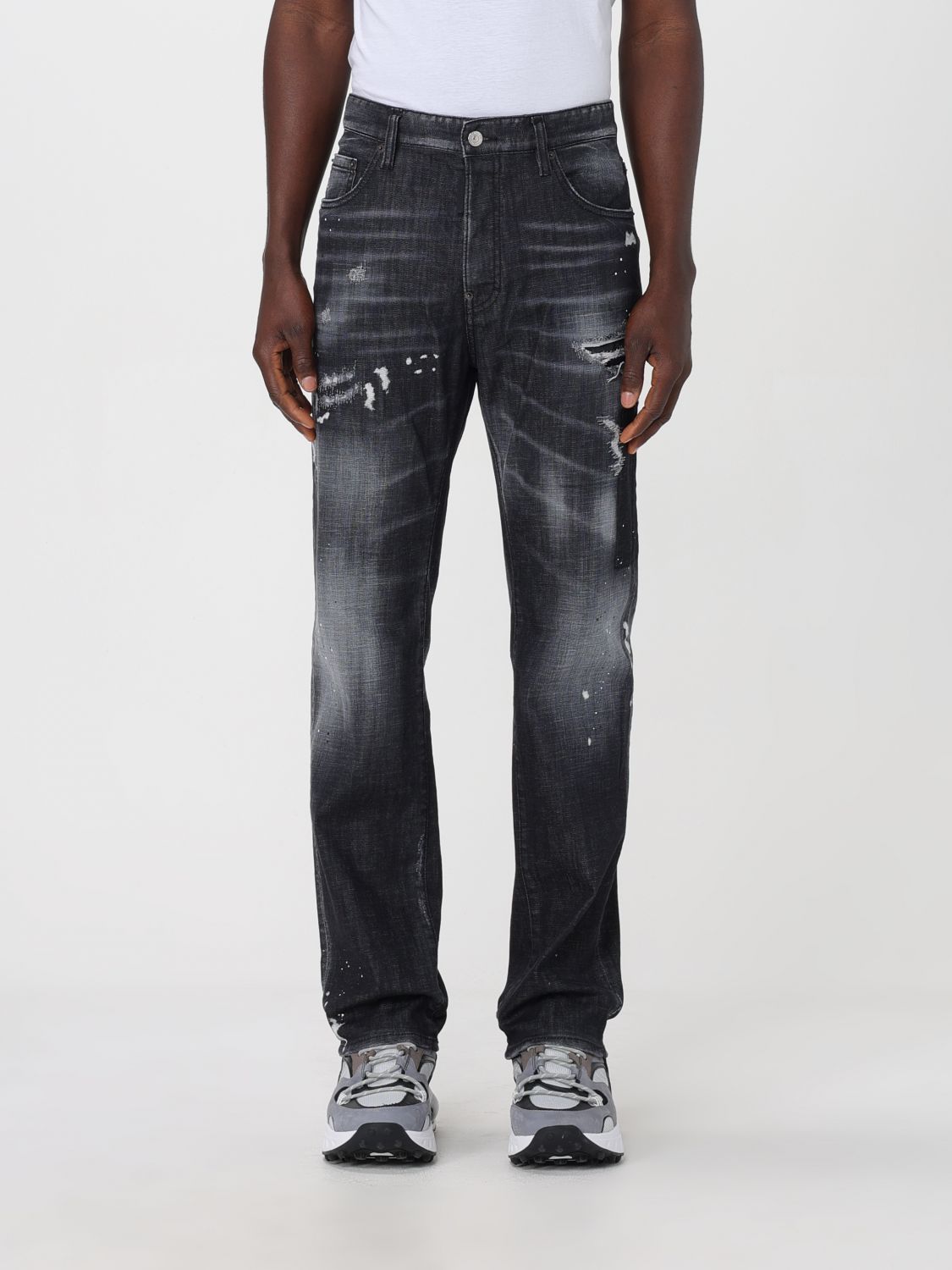 Shop Dsquared2 Jeans  Men Color Black