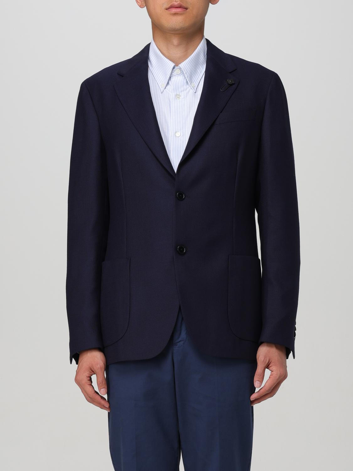 Shop Lardini Jacket  Men Color Blue