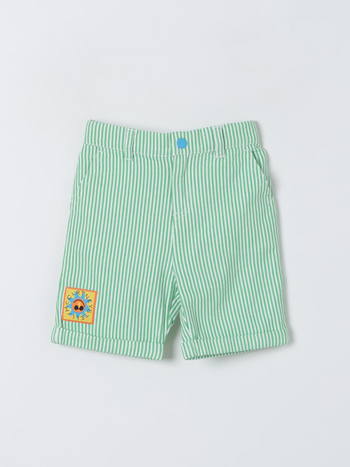 STELLA MCCARTNEY KIDS Shorts Kids color Ivory　STELLA MCCARTNEY KIDS ショーツ キッズカラー アイボリー STELLA