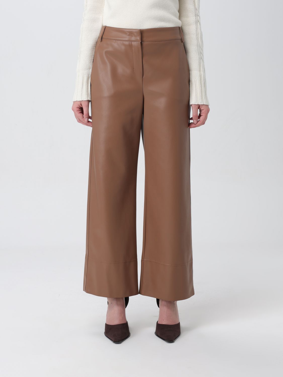 's Max Mara Trousers  Woman Colour Brown