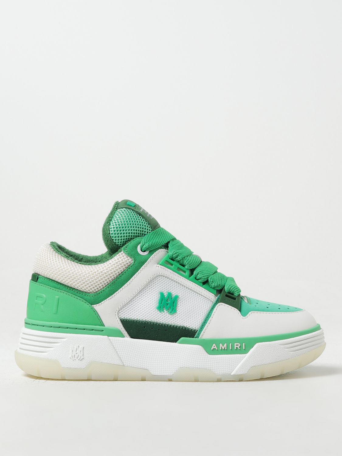 Shop Amiri Sneakers  Men Color Green
