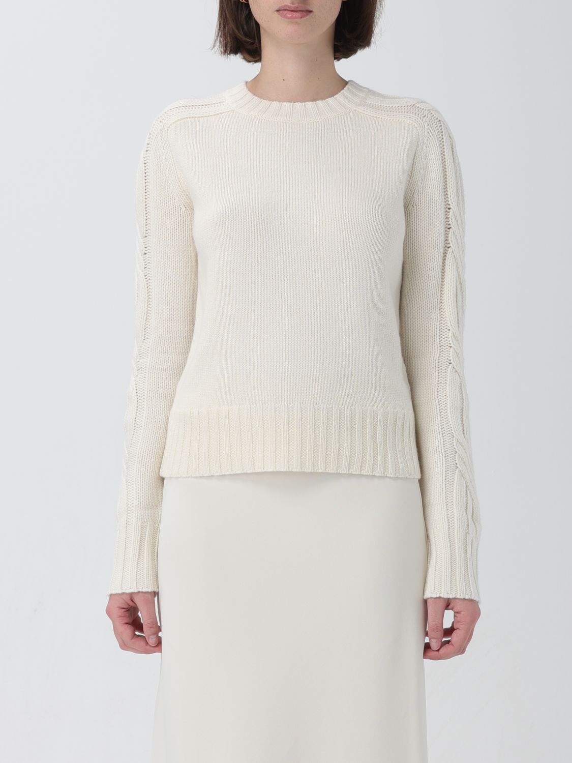 Max Mara Sweater  Woman Color White